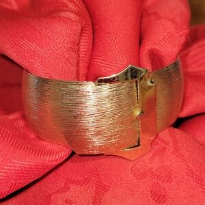 Sarah Coventry Textured Gold Bracelet
